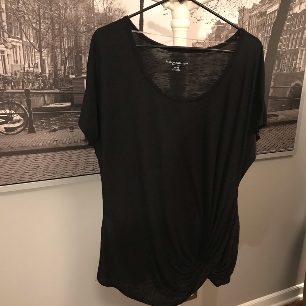 Black Tee Maternity
